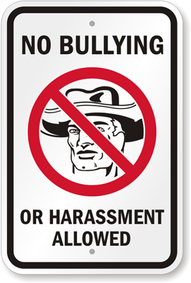 No-Bullying-Allowed-Sign-K-7055